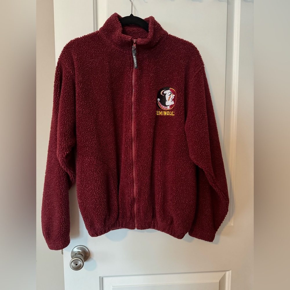 FSU Ladies Small Fleece Full Zip Jacket